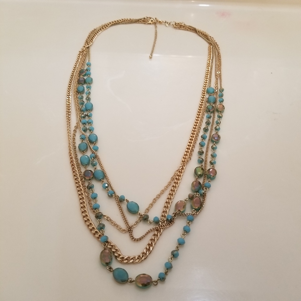 Fashion Blue Necklace - Premier Designs